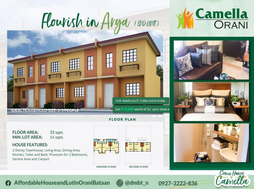Townhouse in Orani, Bataan