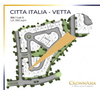 Lot for Sale - Citta Italia (Vetta Showcase) at Bacoor, Cavite